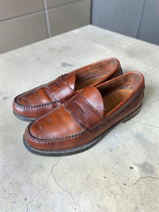 G.H. Bass & Co. Shoes - GH Bass Womens Penny Loafers 8.5 B Weejuns Brown Leather Classic Preppy Slip On
